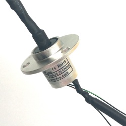 USB-B type slip ring with 2 wire power for drones